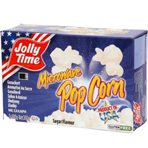 Jolly Time<sup>®</sup> Popcorn Sugar - C.M.C. The Food Company GmbH - Popcorn für die Zubereitung in der Mikrowelle, gezuckert Jolly Time<sup>®</sup> Popcorn Sugar - C.M.C. The Food Company GmbH - Popcorn für die Zubereitung in der Mikrowelle, gezuckert